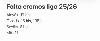 Cromos Liga Este 25/26 - Todas las Ediciones