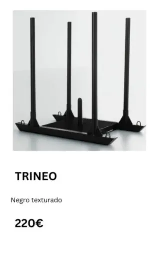 TRINEO Negro Texturizado