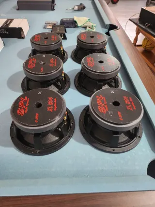 Altavoces Medios 8" pulgadas SPL (6 unidades)