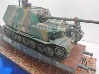 Maqueta tren militar alemán
