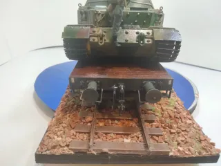 Maqueta tren militar alemán