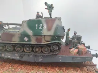Maqueta tren militar alemán