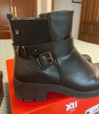 Botines XTI negros talla 41