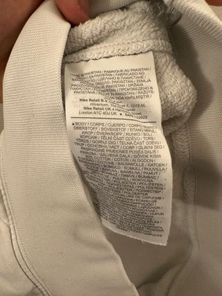Felpa Nike bianco donna