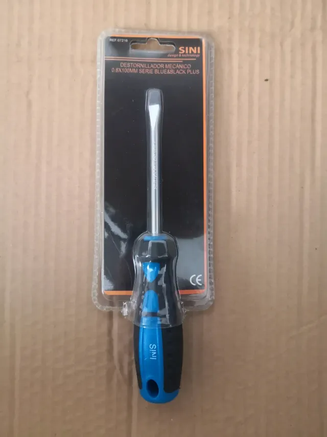 7 Destornilladores Planos SINI 0.6x100mm