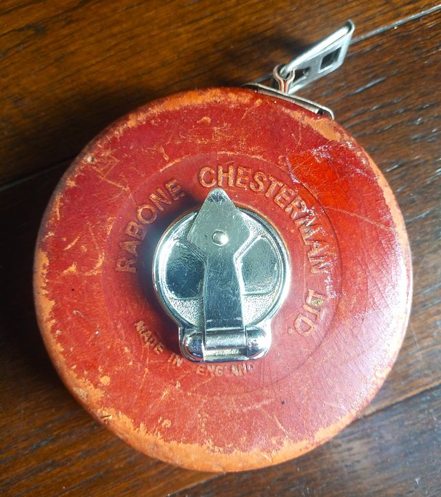 Cinta métrica "Rabone Chesterman" 50 pies UK 60´s