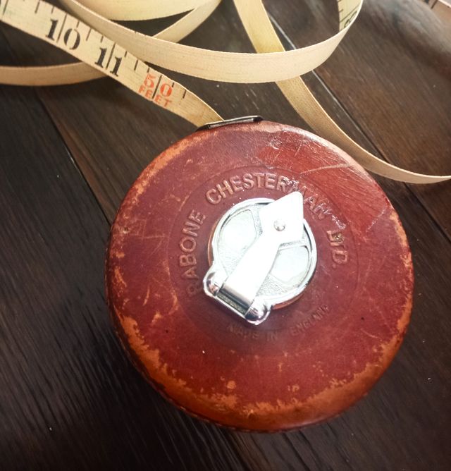 Cinta métrica "Rabone Chesterman" 50 pies UK 60´s