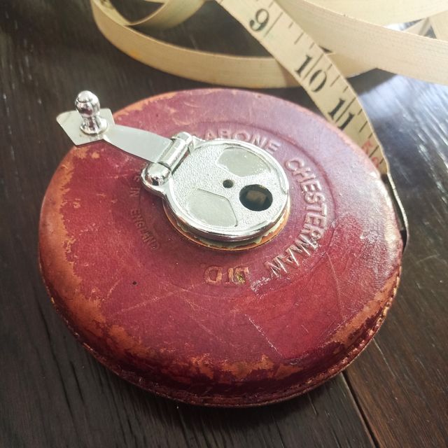 Cinta métrica "Rabone Chesterman" 50 pies UK 60´s