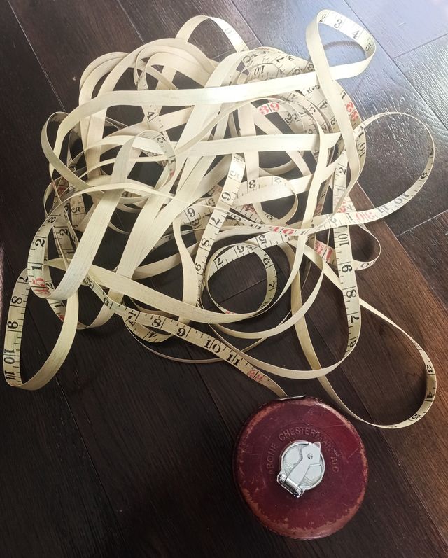 Cinta métrica "Rabone Chesterman" 50 pies UK 60´s