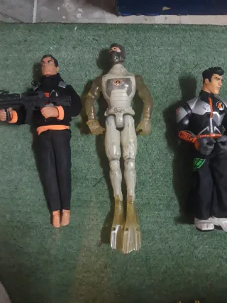 Lote de 3 figuras de acción