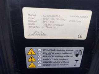 Cargador Carretilla Linde 48V