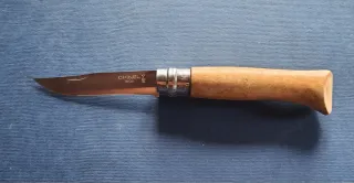 Coltello Opinel N.08 originale segni d'usura