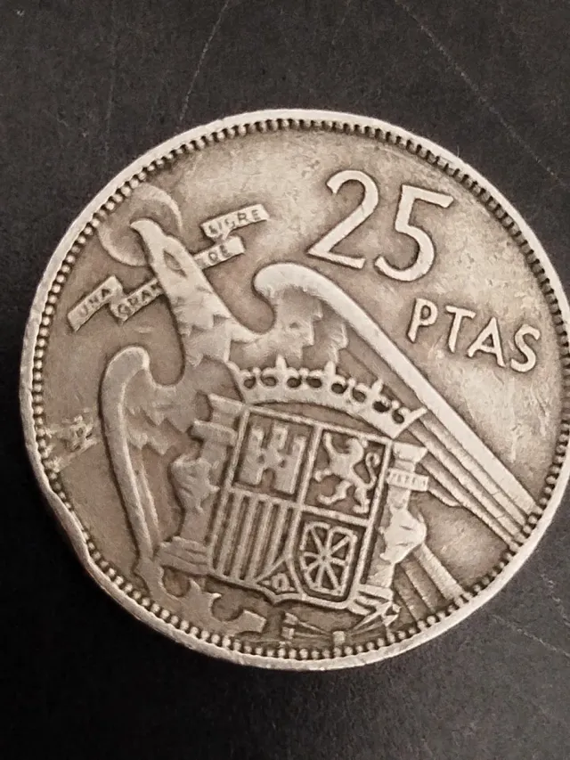 Moneda 25 Pesetas Franco