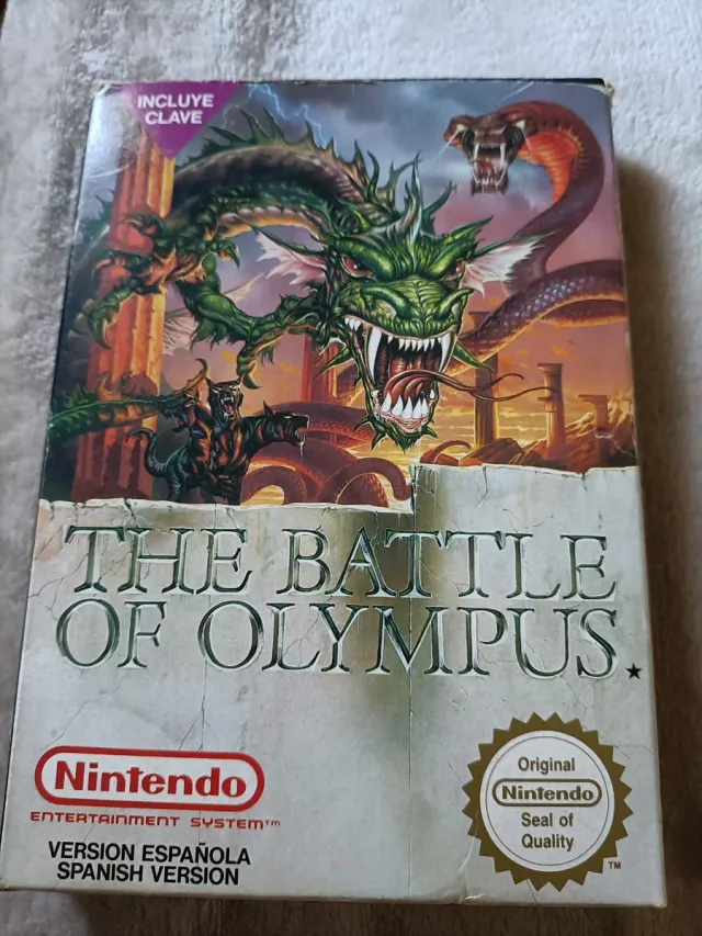 The Battle of Olympus NES - Spanish Version