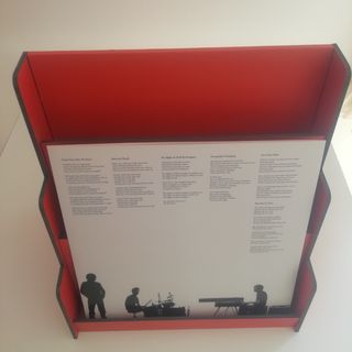 Organizzatore portaoggetti rosso a 3 ripiani