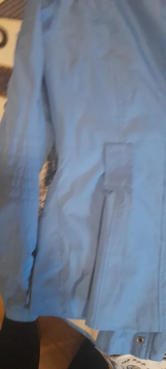 Chubasquero Zara Mujer Azul Talla S