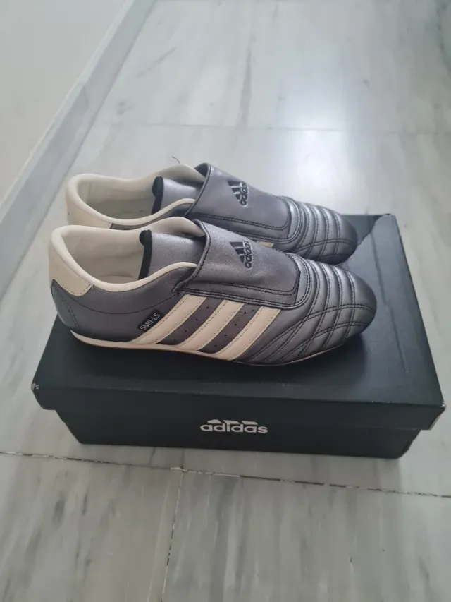 Zapatillas Adidas Taekwondo Gris/Blanco