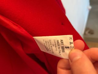 Cappotto EGG rosso taglia unica