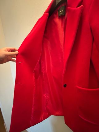 Cappotto EGG rosso taglia unica