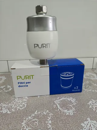 Filtro Purit para ducha, bañera con  x3 recambios