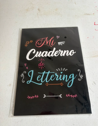 Lote libros lettering y caligrafía