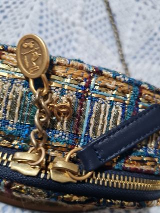 Bolso Chanel Tweed Raro Colección Egipcia 19A