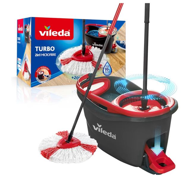 Vileda Turbo Fregona Microfibra con Cubo
