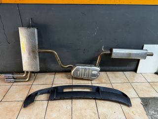 Escape original Audi A3 8V + difusor trasero
