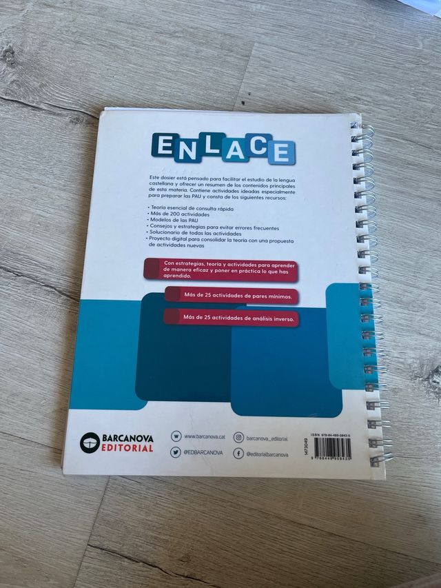 Enlace. Dosier de Lengua castellana para las PA...