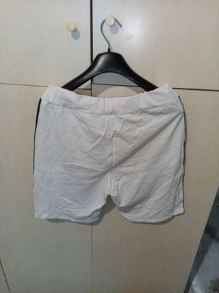 Pantaloncini bianchi con banda laterale