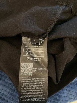 Camiseta Guess Negra Talla L