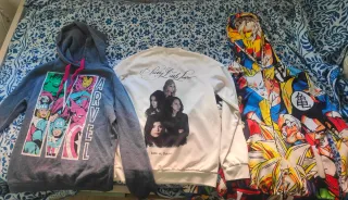Lote 3 sudaderas Marvel, Pretty Little Liars, DBZ