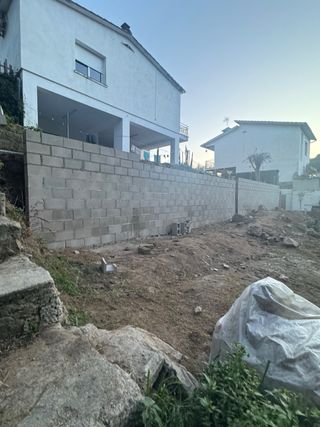 Muros de contención de hormigó