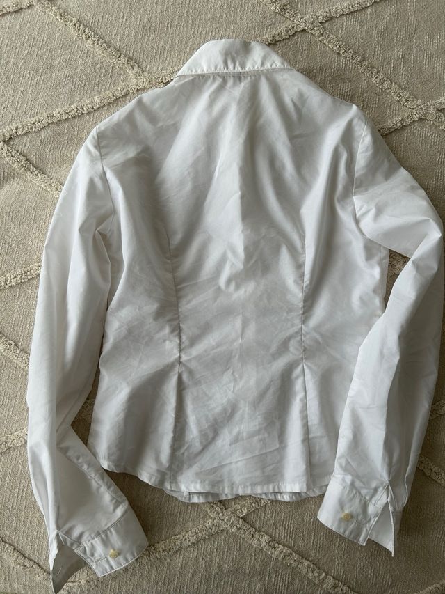 Blusa blanca básica talla M - 40