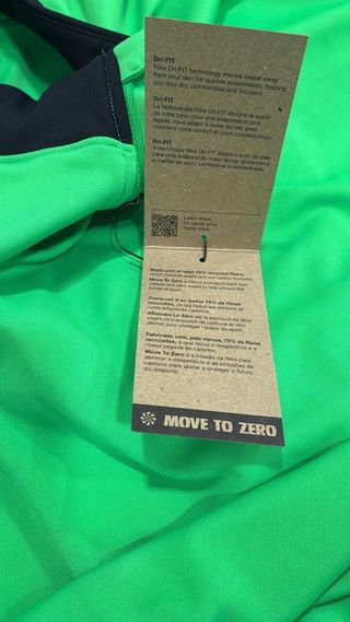 Giacca sportiva Nike verde e bianca