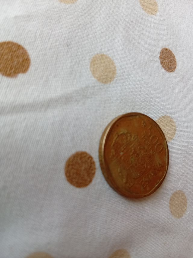 Moneda 500 Pesetas Juan Carlos I 1989