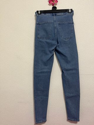 Pantalón Vaquero Bershka Azul Talla 36