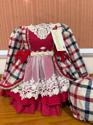 Vestido cuadros niña 3 años sin usar