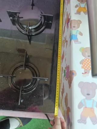 Placa de gas cristal Beko