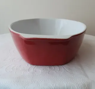 Fuente para horno Bidasoa Roja y Blanca
