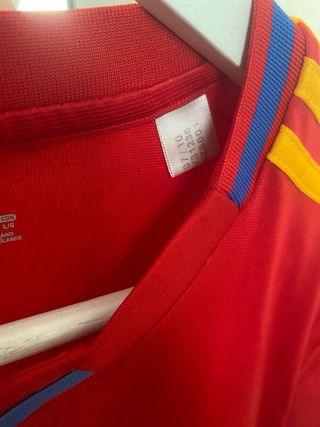 Camiseta Oficial España 2010 Adidas Roja