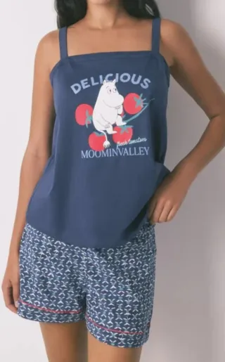 Pijama Verano Women'secret Moomin Tomates
