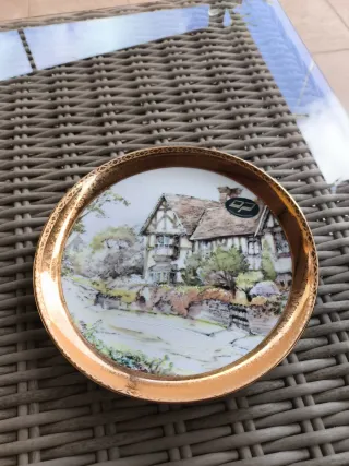 Plato decorativo porcelana Portugal