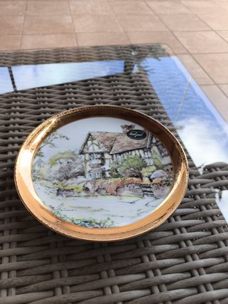 Plato decorativo porcelana Portugal