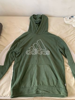 Sudadera Adidas Verde con Logo