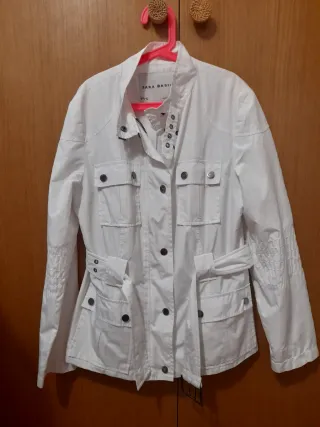 Chaqueta Zara Blanca Talla S