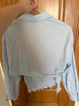 Camisa Zara azul Talla S