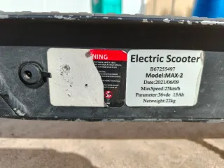 Patin electrico Z Wheel Max con cargador original