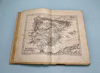 Libro escolar antiguo “Geografia para niños” 1922