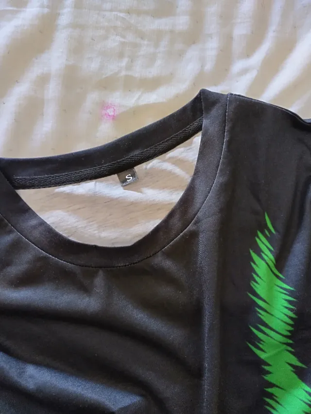 Camiseta Negra Italia Talla S